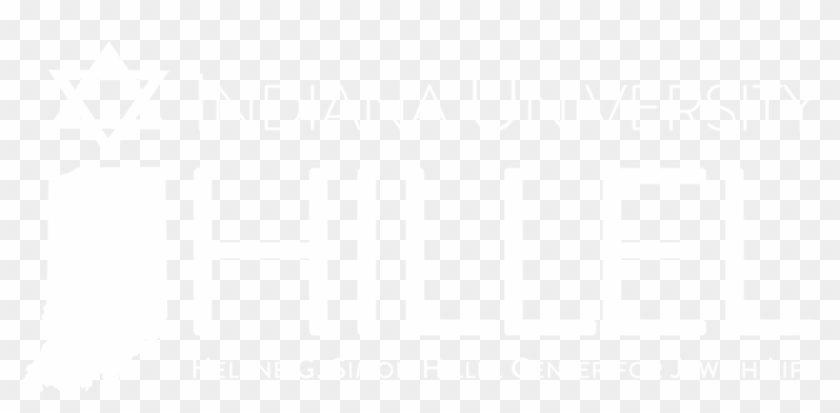 Hillel Logo White - Poster Clipart #6015114