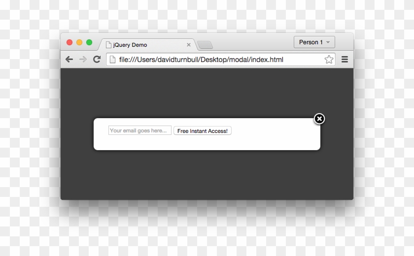 But We Don't Want The Modal To Appear Immediately - Jquery Don T Show Me Again Popup Clipart