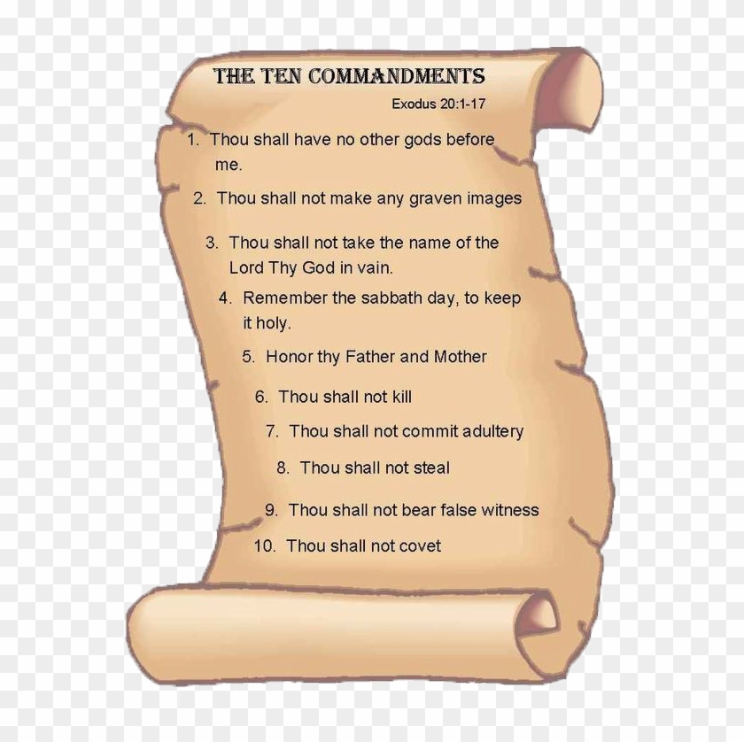 Newell Service Center - Ten Commandments Kjv Clipart #6015718