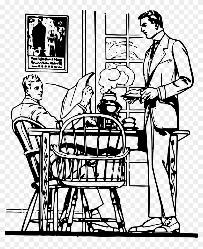 This Free Icons Png Design Of Gents In The Morning - Cartoon Clipart