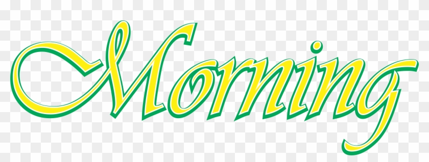 Tập Tin - Morning - Calligraphy Clipart