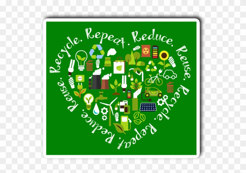 Reduce Reuse Recycle Repeat Clipart #6016331