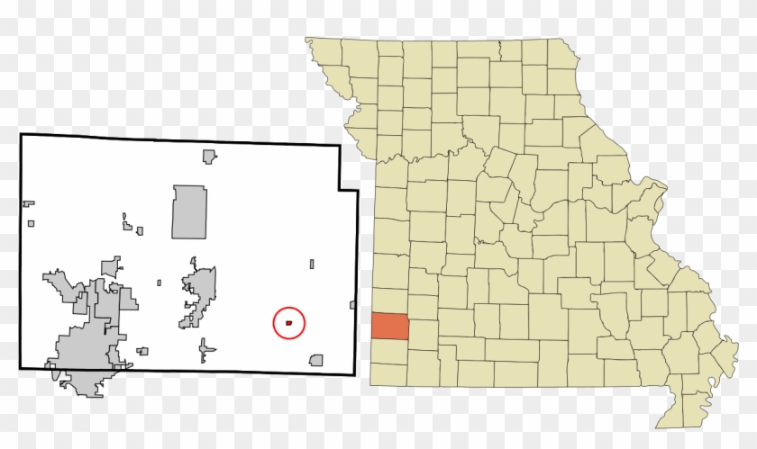 Ebbing Mo On Map Clipart #6016373