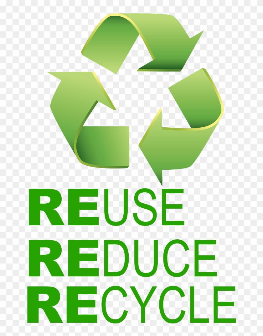Recycle, Reduce, Reuse - Graphic Design Clipart #6016376