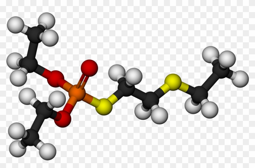 Demeton Molecule 3d Balls By Ahrls - Molecule Png Clipart