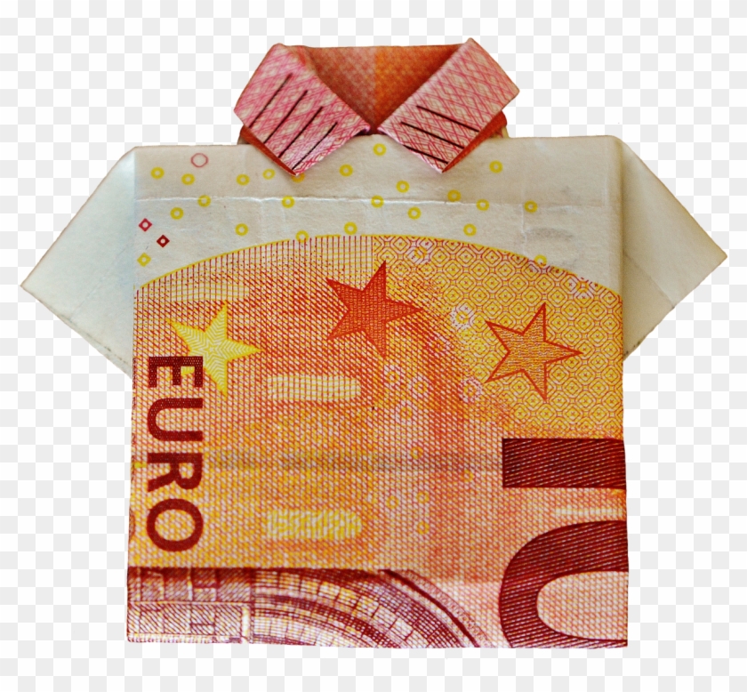 The Last Shirt,dollar Bill,10 Euro,folded,gift,money, - Face D Un Billet Dollars Clipart #6016826
