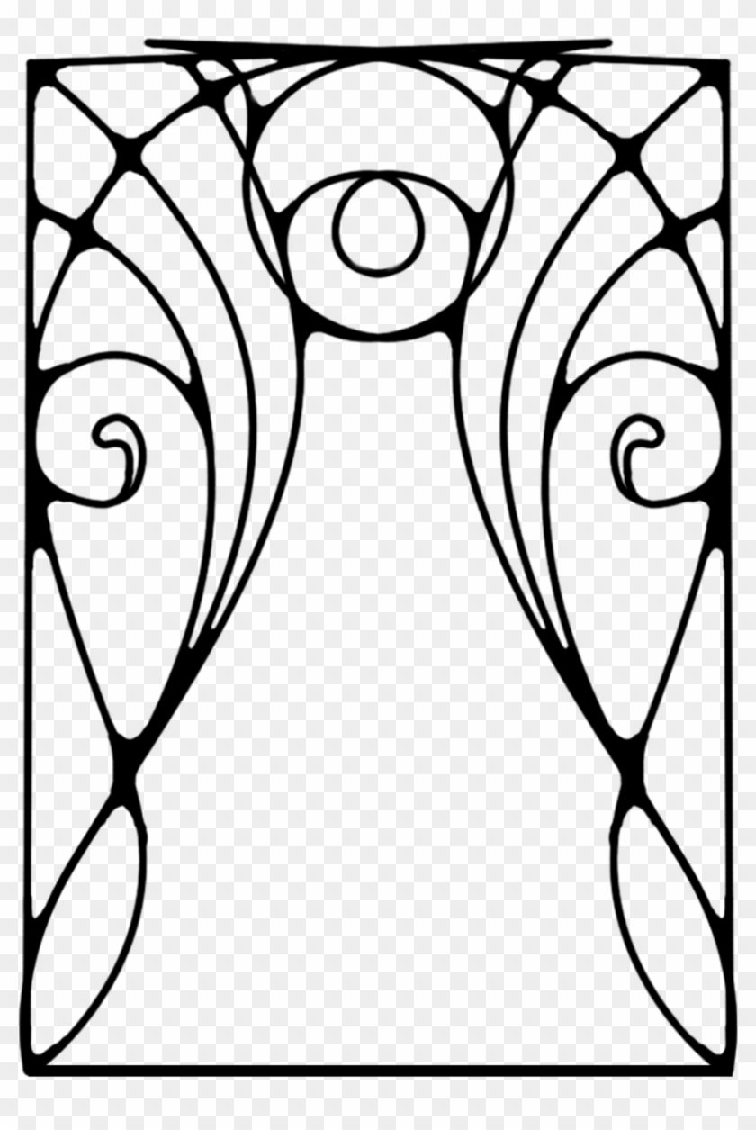 Decorative Style - Art Nouveau Line Work Clipart