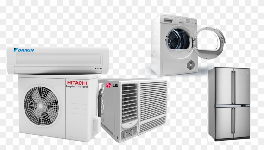 About Ac - Ac Fridge Washing Machine Png Clipart