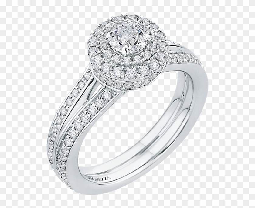 Promezza 14 K White Gold Promezza Engagement Ring - Pre-engagement Ring Clipart #6018048