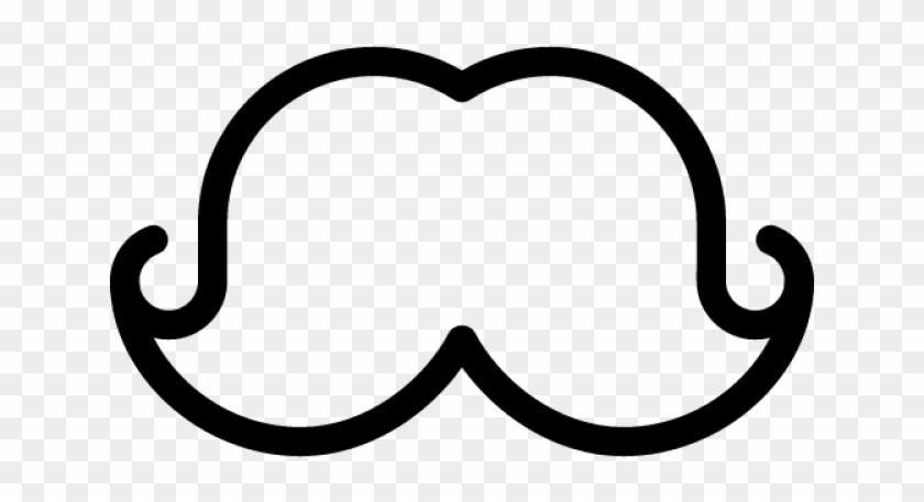 Moustache Line Drawing Clipart