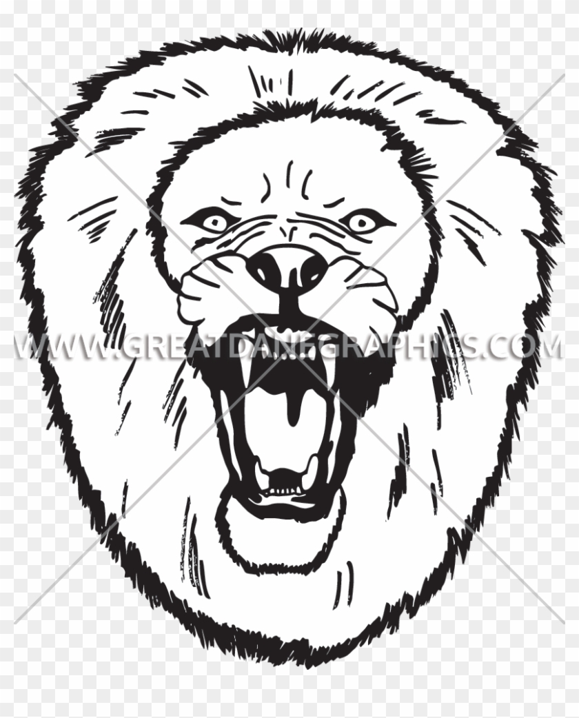 Roaring Lion Production Ready Artwork For T - Roar Clipart