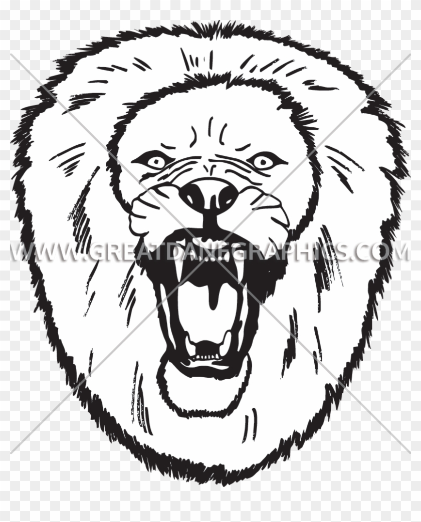 Roaring Lion Production Ready Artwork For T - Roar Clipart #6018811