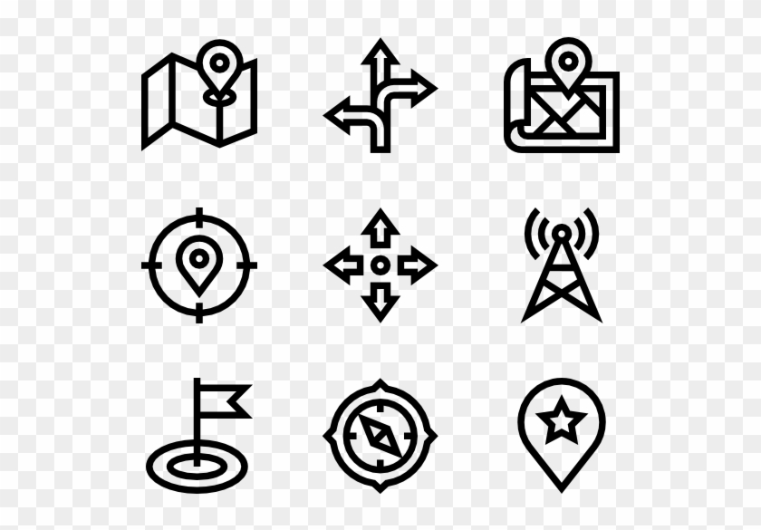 Location - Black And White Hanukkah Clipart #6018888