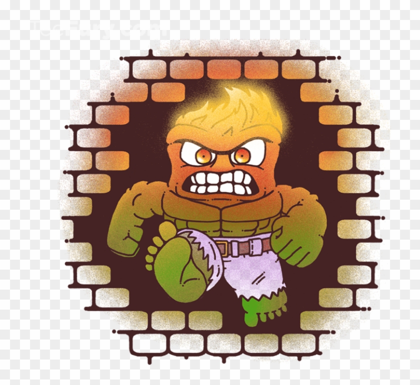 Inside Out Anger Hulk - Anger Inside Out Hulk Clipart