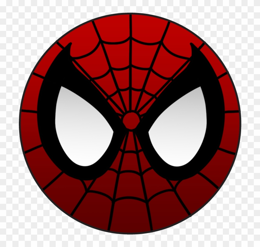 Spider Man Button Clipart #6019397