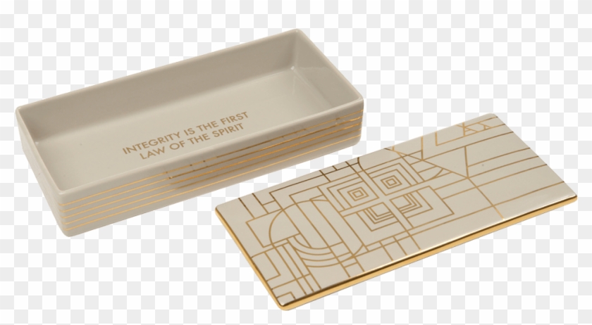 Frank Lloyd Wright 150th Decorative Ceramic Box - Wood Clipart #6019720