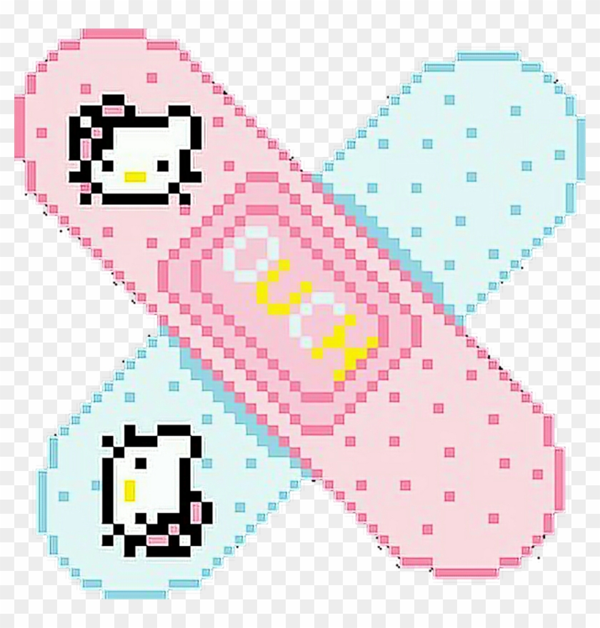 Clip Freeuse Library Tumblr Hellokitty - Hello Kitty Band Aid Transparent - Png Download