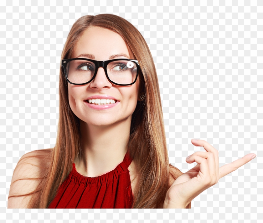 Mulher De Oculos Png - Girl Clipart