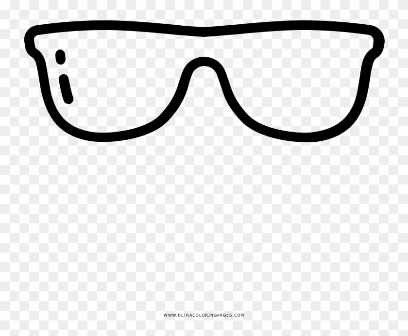 Oculos De Sol Fundo - Line Art Clipart