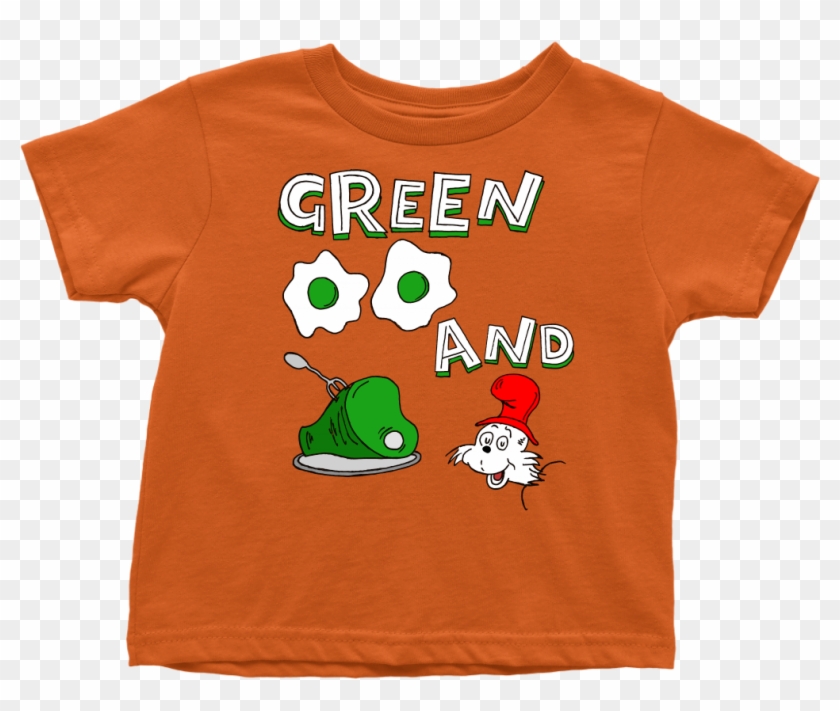 Dr Seuss Toddler Shirt Green Eggs And Ham - T-shirt Clipart #6020827