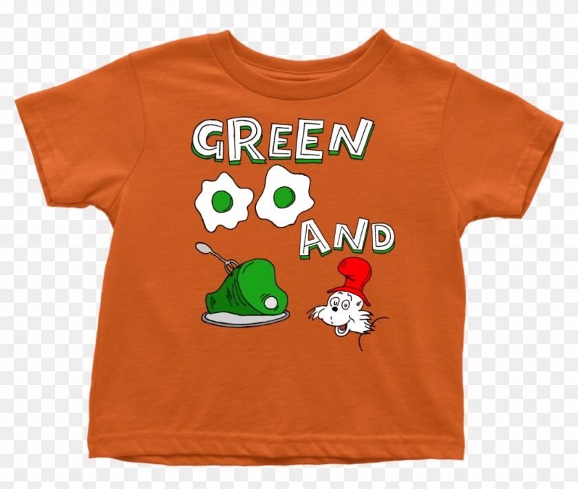 Dr Seuss Toddler Shirt Green Eggs And Ham - T-shirt Clipart