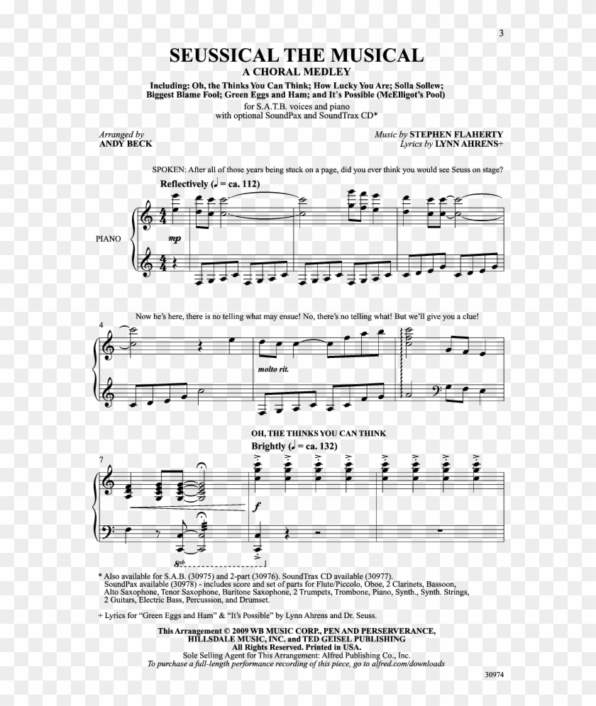 Product Thumbnail 1 - Lucky You Are Mayzie Reprise Sheet Music Clipart #6021390