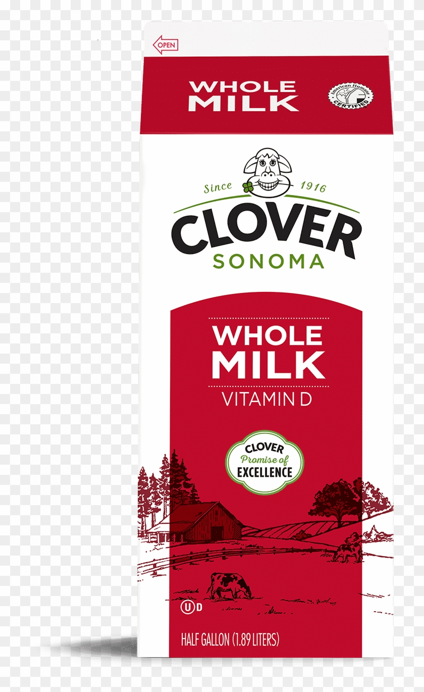 Whole Milk - Clover Whole Milk Clipart