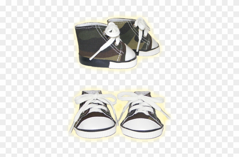 Army Green Shoes - Shoe Clipart