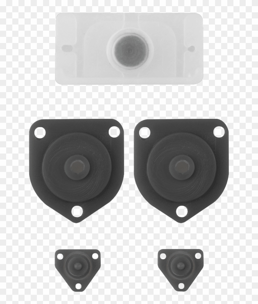 Playstation 4 Controller Rubber Conductive Pads - Plastic Clipart
