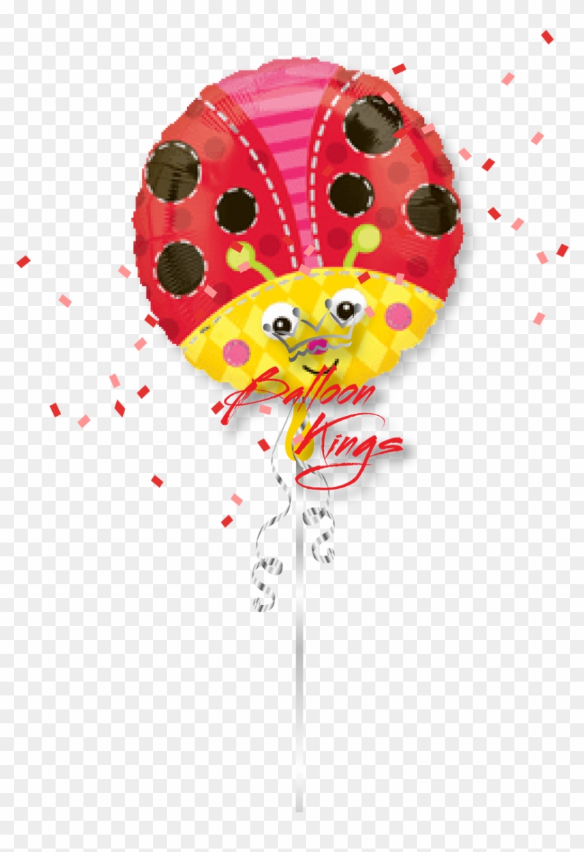 Birthday Party Ladybug Balloon (1068x1280), Png Download - Balloon Clipart