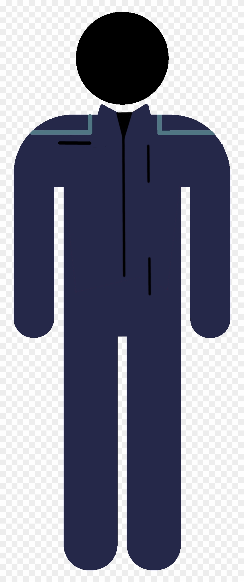 Star Trek Piktrogram - Man Bathroom Silhouette Png Clipart #6023929