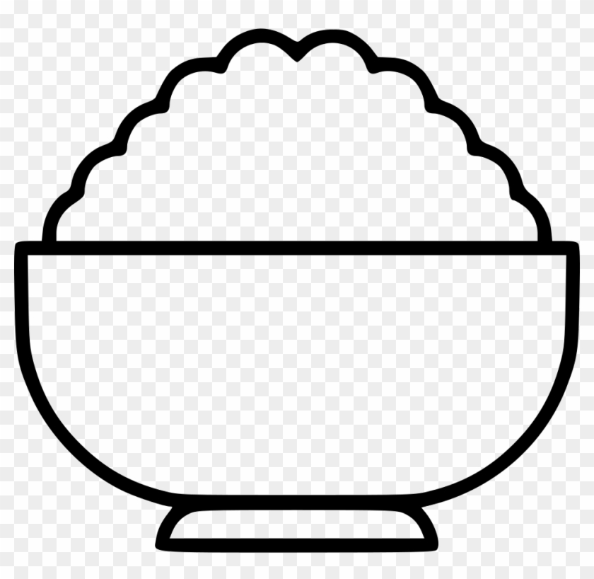 Bowl Of Rice Drawing At Getdrawings - Rice Vector Free Png Clipart #6023935