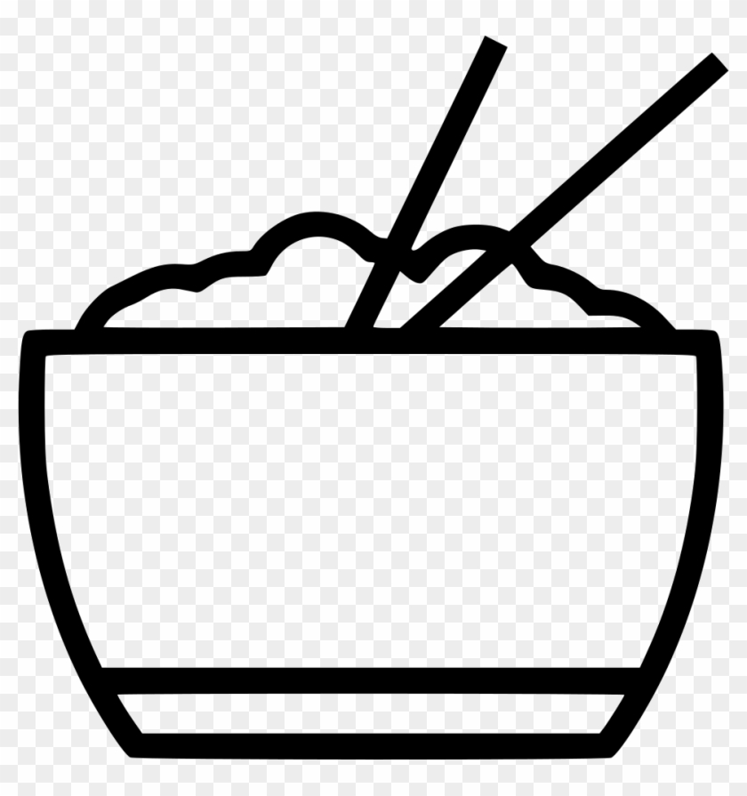 Chopsticks Clipart Plate Rice - Japanese Food Png Drawing Transparent Png