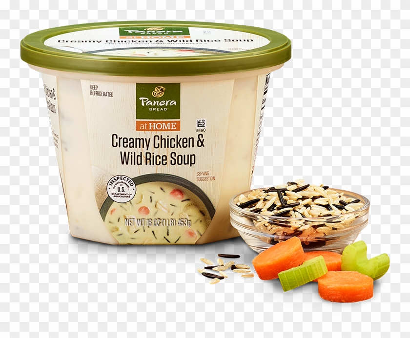 Creamy Chicken & Wild Rice Soup - Chicken And Wild Rice Panera Clipart #6024448
