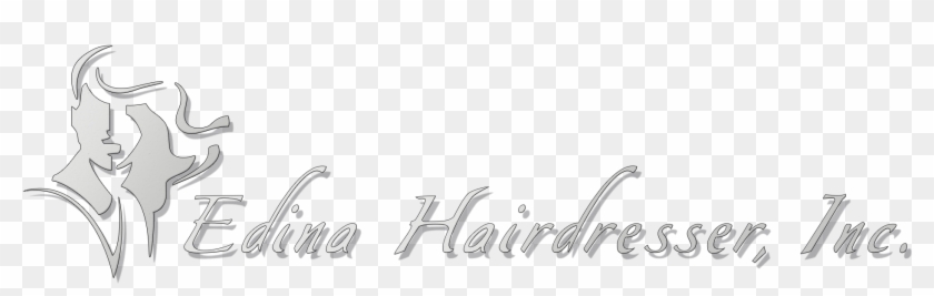 A Full Service Hair And Nail Salon - Calligraphy Clipart