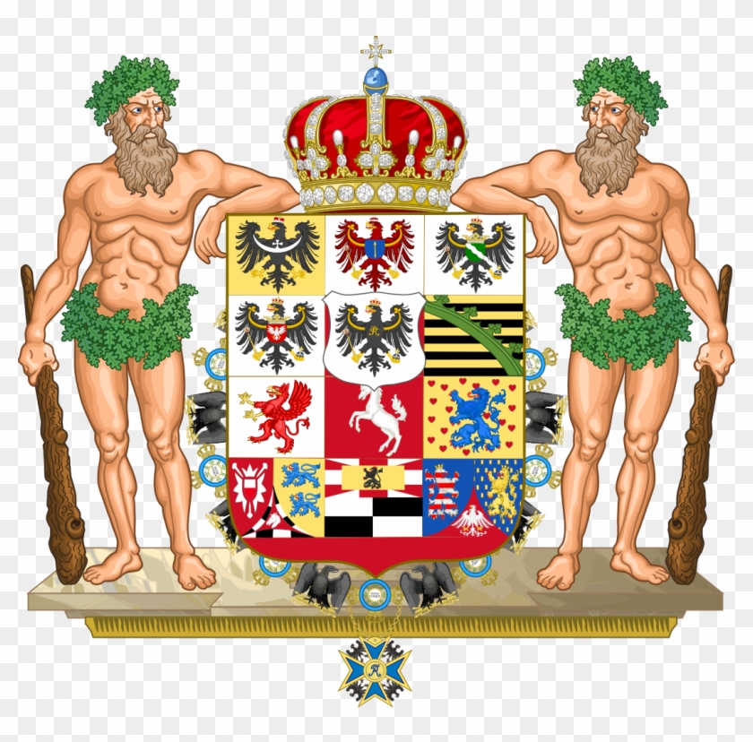 Middle Arms Of The Kingdom Of Prussia - North German Confederation Coat Of Arms Clipart #6025662