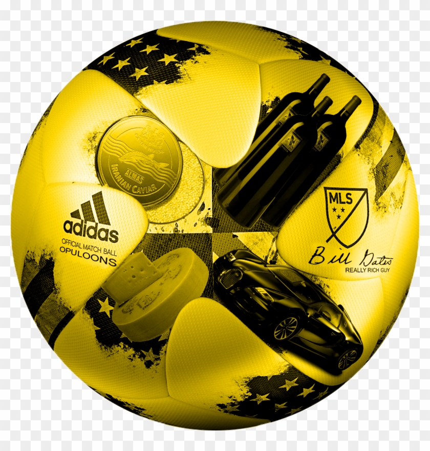 Gold Ball Png - Adidas Mls Ball 2017 Clipart