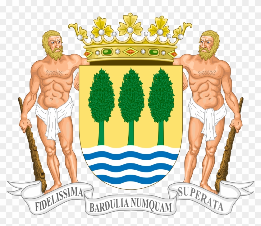 Coat Of Arms Of Gipuzkoa - Coat Of Arms Supporters Human Clipart