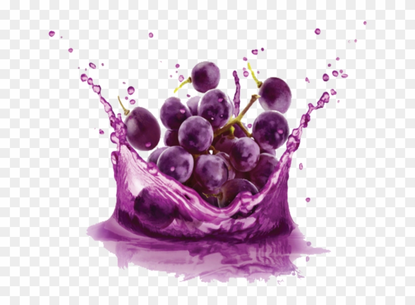 #mq #purple #fruits #splash #grapes - Usb Blender Bottle Clipart #6026671