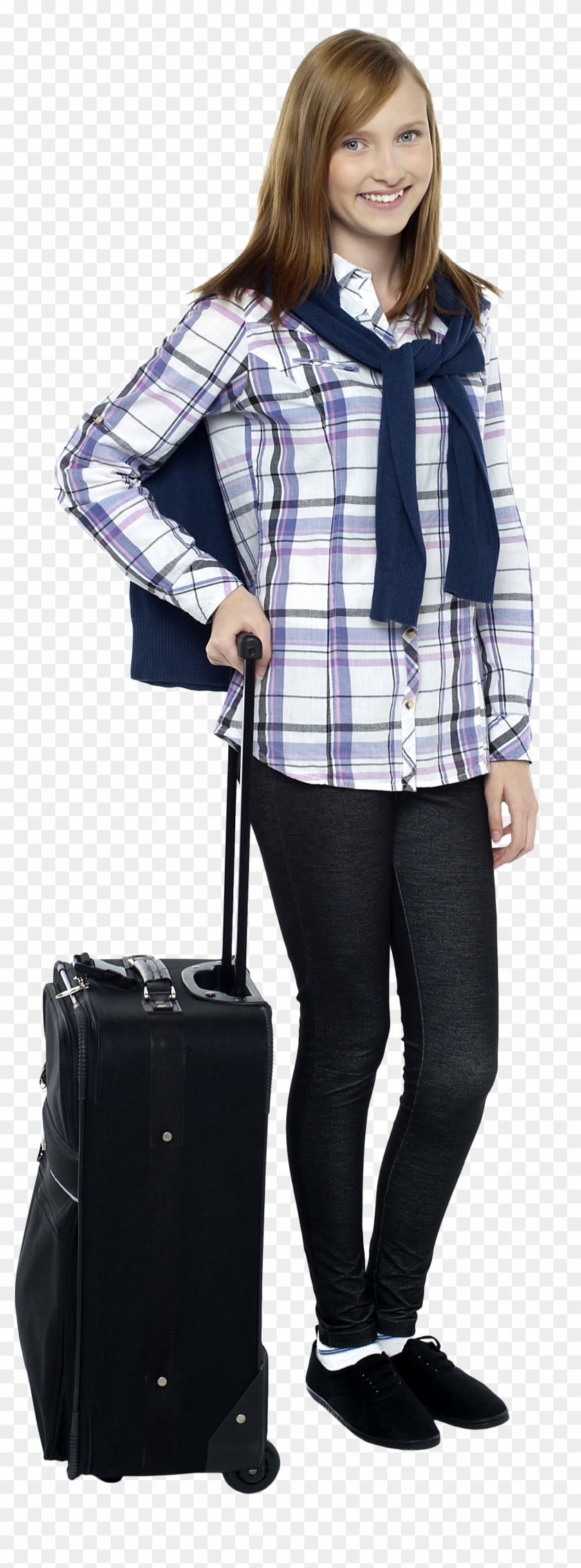 Teenage Girl - Plaid Clipart