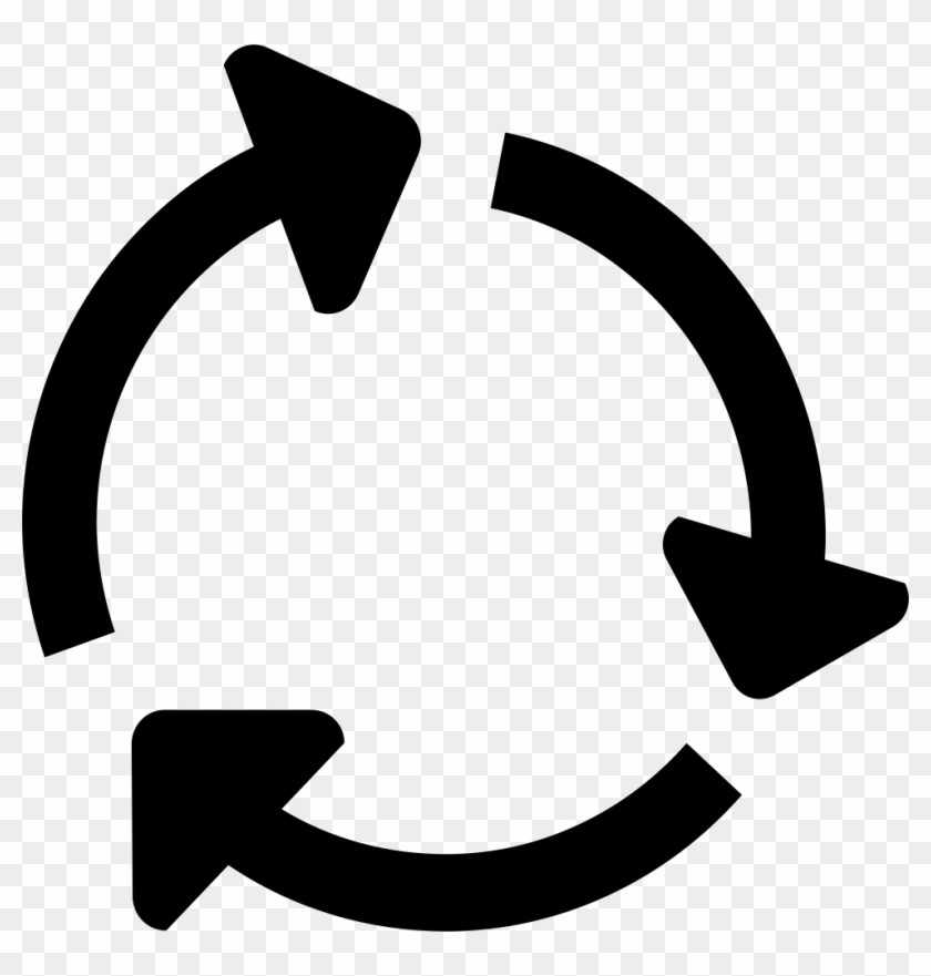 Circle Icon Png - 3 Arrows In Circle Clipart #6027024