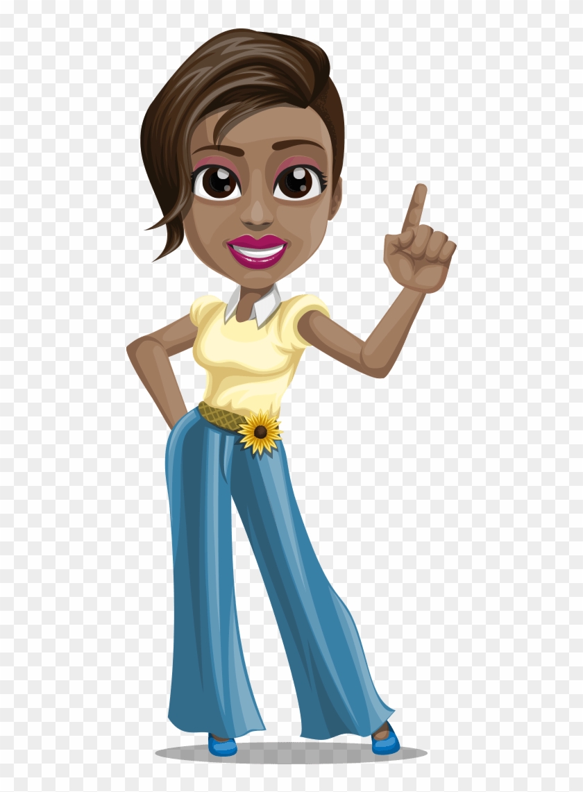 Clip Art Illustration Of A Beautiful Girl Blowing A - Cartoon - Png Download