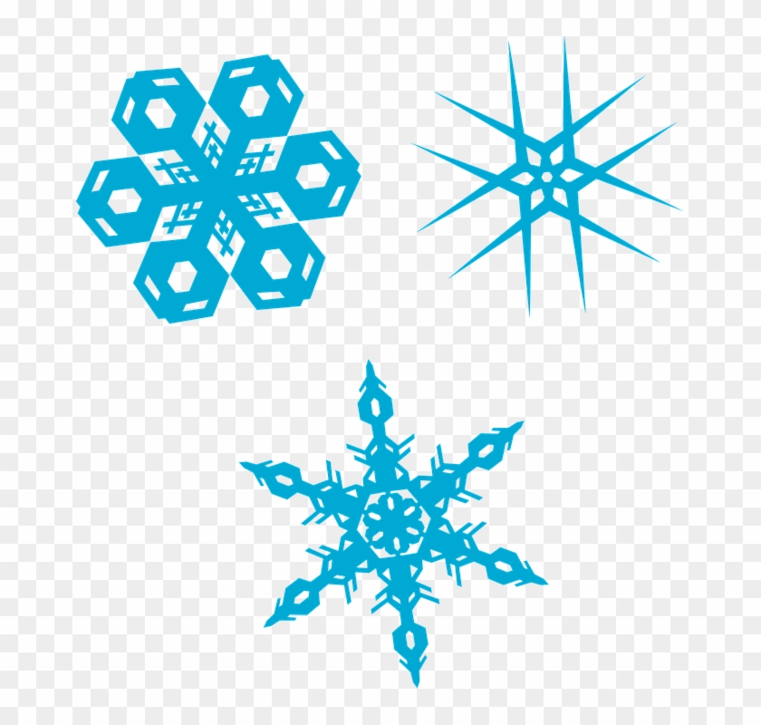 Copos De Hielo Png - Cristales De Nieve Png Clipart