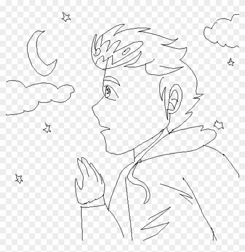 Moon - Sketch Clipart