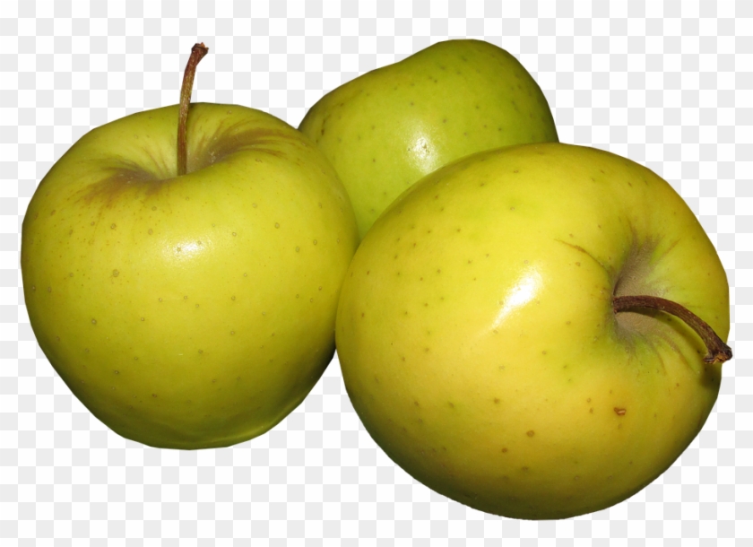 Apples Fruit Golden Delicious Healthy - Granny Smith Clipart