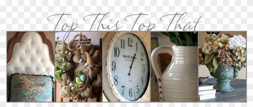 Top This Top That - Quartz Clock Clipart #6028160