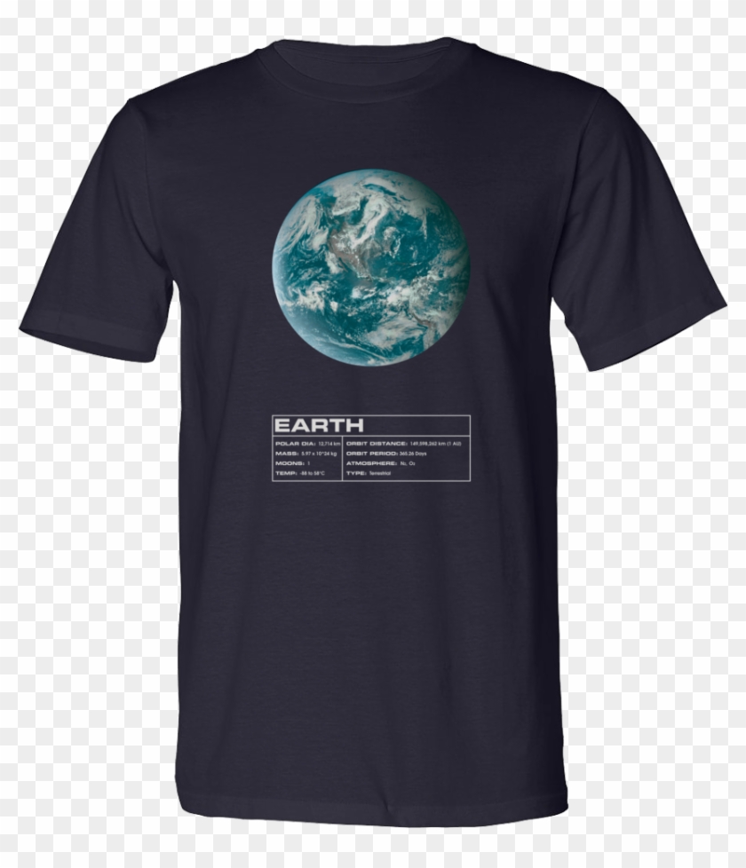 Earth Planet Unisex 100% Certified Organic T-shirt - Cthulhu T Shirt Clipart #6028265