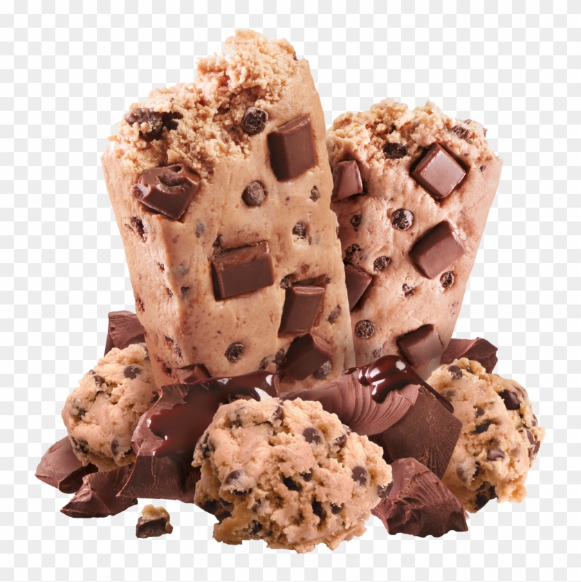 Chocolate Chips Png - Chocolate Chip Cookie Dough Powerbar Clipart #6028415