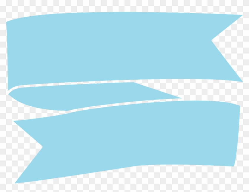 #ribbon #ribbons #blue #blueribbon #banner #banners - Paper Clipart