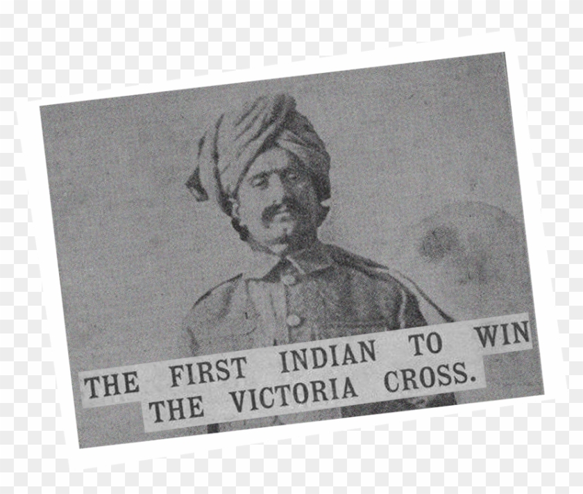 The First Muslim Soldier To Win The Victoria Cross - Newsprint Clipart